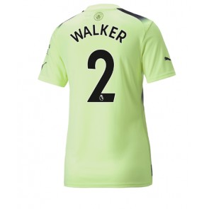 Manchester City Kyle Walker #2 kläder Kvinnor 2022-23 Tredje Tröja Kortärmad